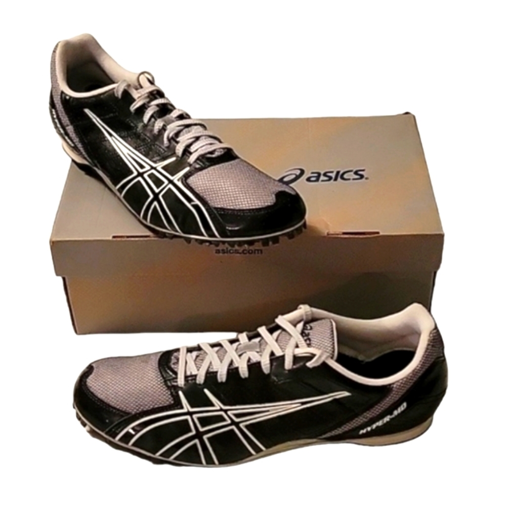NEW in Box ASICS Men's Hyper MD Track & Field Shoe - Lightning/Jet Black/White